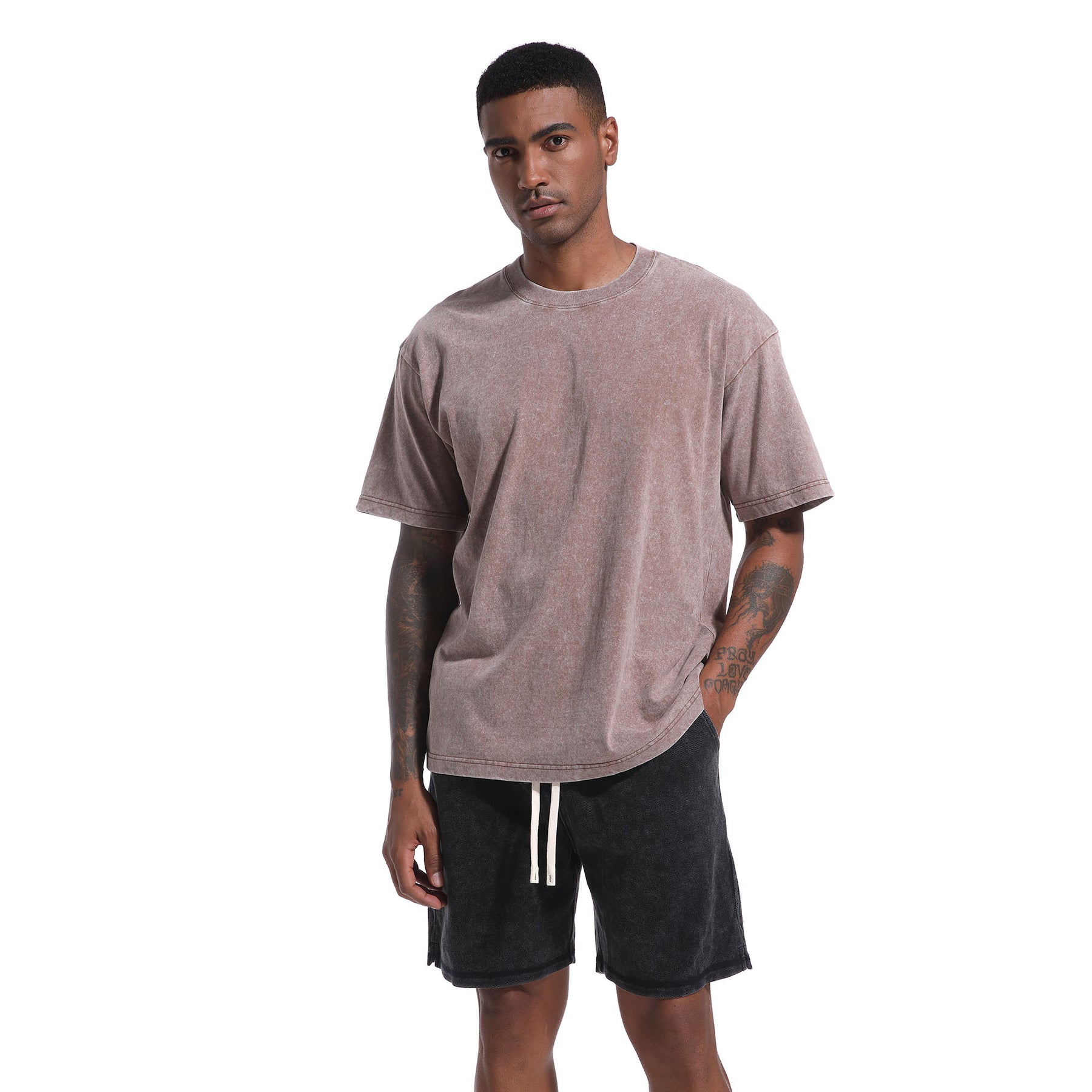 6-Pack – 230GSM Heavy Loose Fit Washed T-Shirt